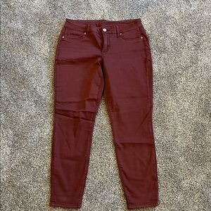 Maurices Rust Red Skinny Jeans